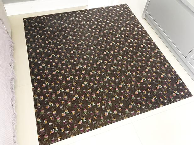 Tapete 1,00 X 1,40 Sala Quarto Escritório Coruja Sem Pelo C2P17 - Tapetes junior é boa?