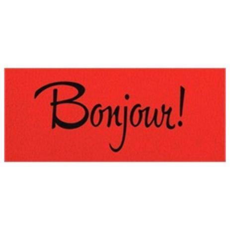 Tapete 30X70cm Vinil Long Bonjour Kapazi Menor preço em Tapete 30X70cm Vinil Long Bonjour Kapazi