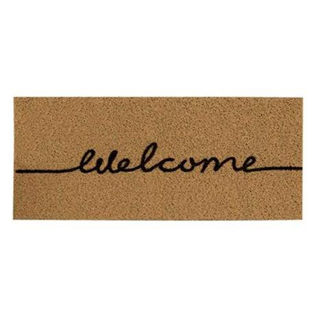 Tapete 30X70cm Vinil Long Welcome Kapazi Menor preço em Tapete 30X70cm Vinil Long Welcome Kapazi