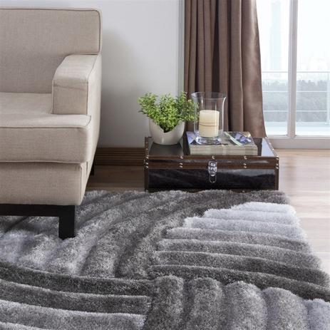 Tapete 3D Star Cinza 200 x 250 cm - Tapetes Corttex Menor preço em Tapete 3D Star Cinza 200 x 250 cm - Tapetes Corttex