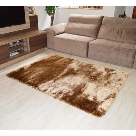Tapete Amarula Retangular Shaggy 50x90 cm Caramelo - Rayza é boa?