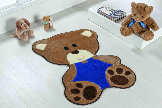 Tapete Antiderrapante FORMATO BEBE URSO - AZUL ROYAL - Guga tapetes Menor preço em Tapete Antiderrapante FORMATO BEBE URSO - AZUL ROYAL - Guga tapetes