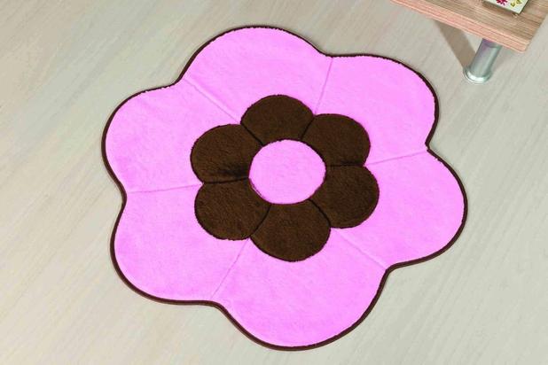 Tapete Antiderrapante FORMATO MARG.DUPLA - ROSA 1,12 x 1,12 - Guga tapetes Menor preço em Tapete Antiderrapante FORMATO MARG.DUPLA - ROSA 1,12 x 1,12 - Guga tapetes