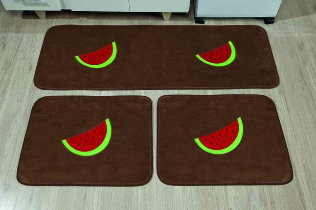 Tapete Antiderrapante KIT COZINHA MELANCIA - CAFE - Guga tapetes é boa?