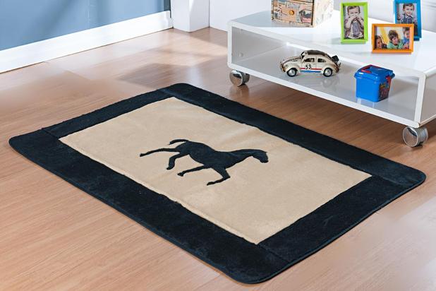 Tapete Antiderrapante PASSADEIRA HORSE - BEGE 1,30 x 0,90 - Guga tapetes é boa?