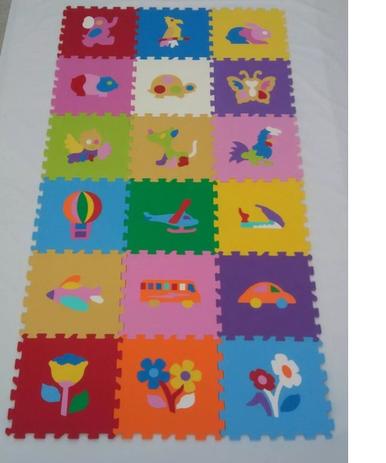 Tapete Atividades Eva Infantil,bebê Tatame Colorido 18 Peças - Lbr Menor preço em Tapete Atividades Eva Infantil,bebê Tatame Colorido 18 Peças - Lbr