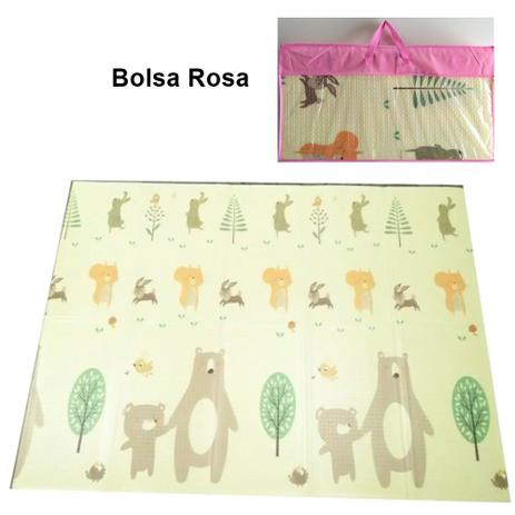 Tapete Atividades Infantil dobrável com Bolsa 1,5x2,0m Isolante Térmico IM43013 - Casita é boa?