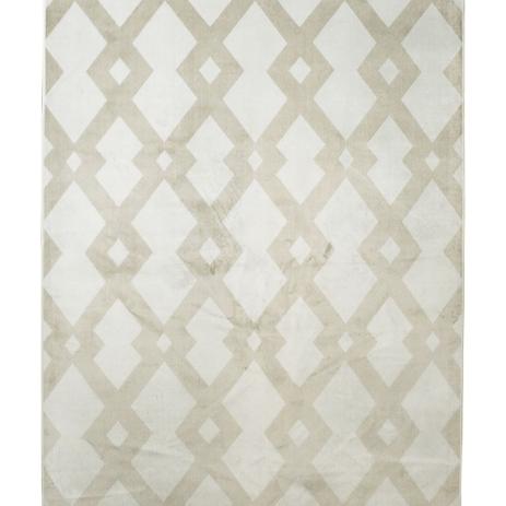 Tapete Belga Geometric 09 1,00X1,40 Creme - Edantex Menor preço em Tapete Belga Geometric 09 1,00X1,40 Creme - Edantex