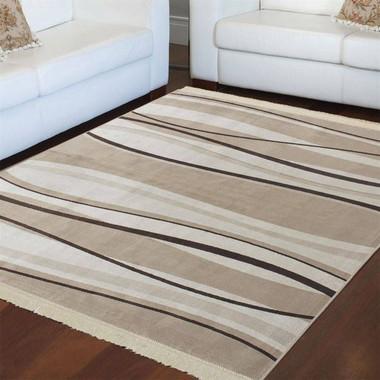 Tapete Belga Luxo Bege Ondas Macio Des 77A 2,00 x 2,50 m - Corttex Menor preço em Tapete Belga Luxo Bege Ondas Macio Des 77A 2,00 x 2,50 m - Corttex