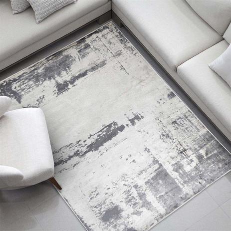 Menor preço em Tapete Belga Moderno Prata Des. 03 2,00X2,50 - Edx Tapetes - Edantex