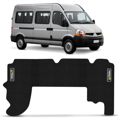 Tapete Borracha PVC Renault Master Câmbio Alto 03 a 11 com Logo Base Antiderrapante Preto 1 Peça - Requinte tapetes Menor preço em Tapete Borracha PVC Renault Master Câmbio Alto 03 a 11 com Logo Base Antiderrapante Preto 1 Peça - Requinte tapetes