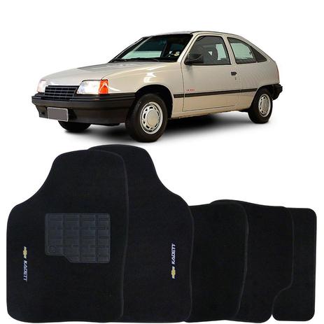 Tapete Carpete Chevrolet Kadett Personalizado Preto Com Logo Bordado1 - Requinte Menor preço em Tapete Carpete Chevrolet Kadett Personalizado Preto Com Logo Bordado1 - Requinte