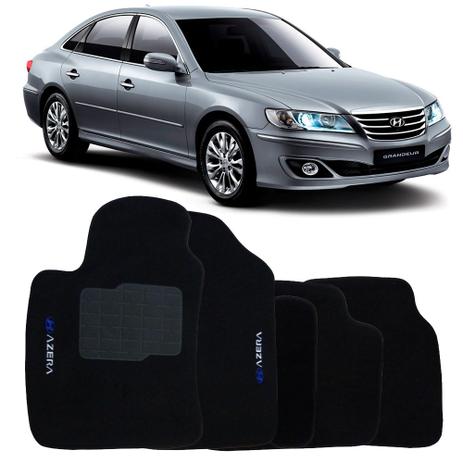 Tapete Carpete Hyundai Azera 2005 2009 2010 2011 Personalizado Preto Com Logo Bordado - Ecotap Menor preço em Tapete Carpete Hyundai Azera 2005 2009 2010 2011 Personalizado Preto Com Logo Bordado - Ecotap