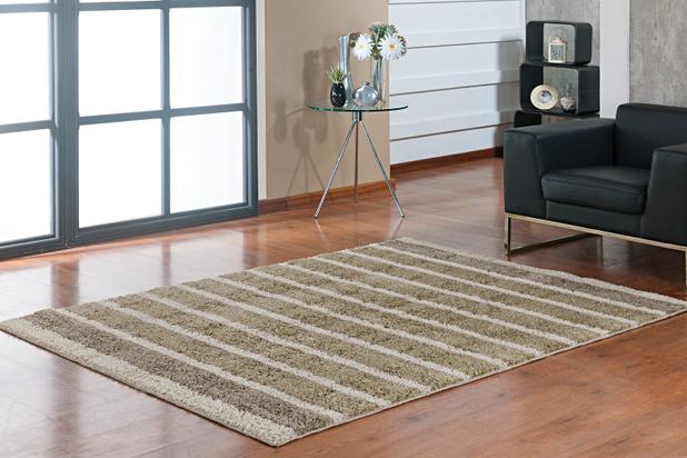 Tapete Classic Design Pelo Médio Listras 1,50 x 2,00M Trigo - Linda casa Menor preço em Tapete Classic Design Pelo Médio Listras 1,50 x 2,00M Trigo - Linda casa