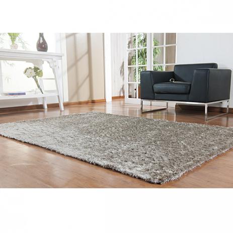 Tapete Clássico Liso Silk Shaggy Niazitex 3,00m x 4,00m Prata Menor preço em Tapete Clássico Liso Silk Shaggy Niazitex 3,00m x 4,00m Prata