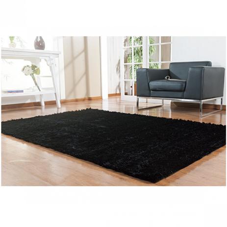 Tapete Clássico Liso Silk Shaggy Niazitex 60cm x 1,10m Preto é boa?