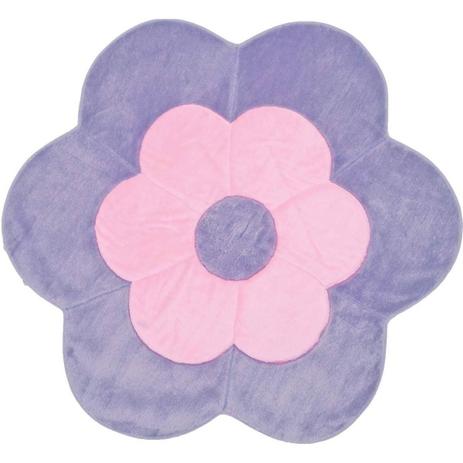 Tapete com formato de Margarida Dupla Big Tecido de Pelúcia 1,30m x 1,18m - Lilás - Santos luan é ruim? Tapete com formato de Margarida Dupla Big Tecido de Pelúcia 1,30m x 1,18m - Lilás - Santos luan é boa?