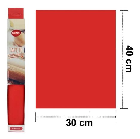 Tapete Culinário Silicone 40x30cm - CLINK Menor preço em Tapete Culinário Silicone 40x30cm - CLINK