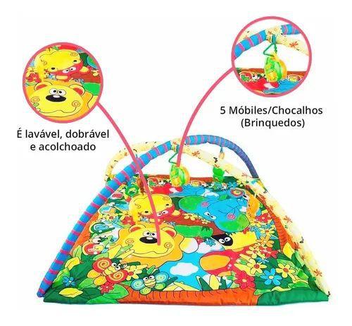 Tapete de Atividades Bebe Infantil Musical Mobile 5 Brinquedos Interativo Importway BWTID-001 Menor preço em Tapete de Atividades Bebe Infantil Musical Mobile 5 Brinquedos Interativo Importway BWTID-001