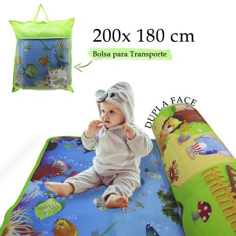 Tapete De Atividades Dupla Face Bebê Interativo 2,00 x 1,80 - WebStok Menor preço em Tapete De Atividades Dupla Face Bebê Interativo 2,00 x 1,80 - WebStok