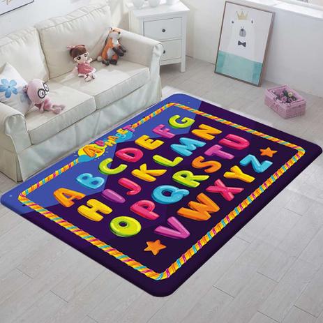 Tapete de Atividades Infantil Alfabeto Colorido - Love decor Menor preço em Tapete de Atividades Infantil Alfabeto Colorido - Love decor