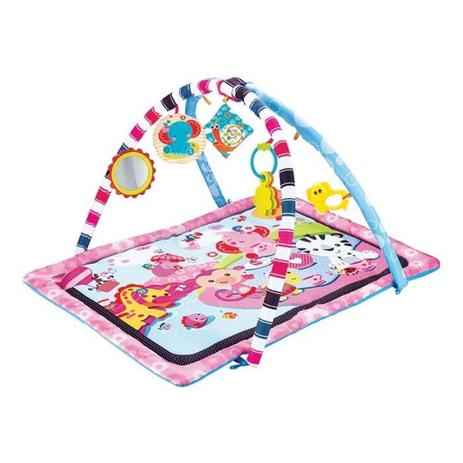 Tapete de atividades infantil bebê rosa menina baby - Art baby Menor preço em Tapete de atividades infantil bebê rosa menina baby - Art baby
