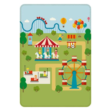 Tapete de Atividades Infantil Parque de Diversão - Love decor Menor preço em Tapete de Atividades Infantil Parque de Diversão - Love decor