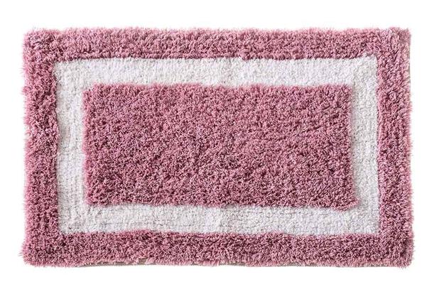 Tapete de Banheiro Nova Zelandia Hamilton Rosa 0,40X0,60M - Corttex Menor preço em Tapete de Banheiro Nova Zelandia Hamilton Rosa 0,40X0,60M - Corttex
