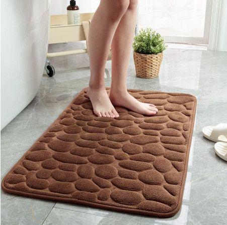 Tapete de banho em relevo de paralelepípedos do banheiro tapetes antiderrapantes na bacia de lavagem banheira piso lateral chuveiro sala de estar tape - Welove adult products Store Menor preço em Tapete de banho em relevo de paralelepípedos do banheiro tapetes antiderrapantes na bacia de lavagem banheira piso lateral chuveiro sala de estar tape - Welove adult products Store