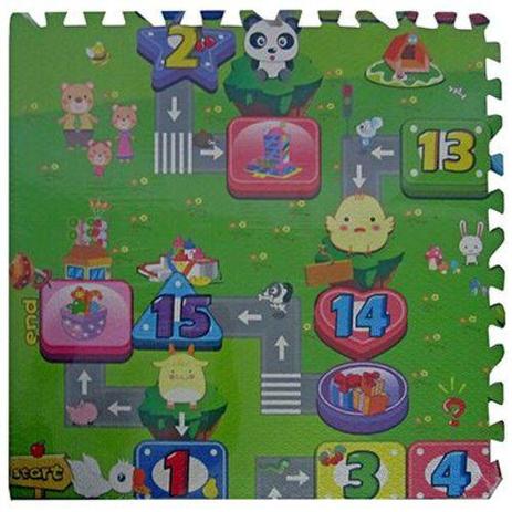 Tapete de Espuma Infantil Estampado com 4 Peças - Ref. BA19353 - 20 comercial Menor preço em Tapete de Espuma Infantil Estampado com 4 Peças - Ref. BA19353 - 20 comercial