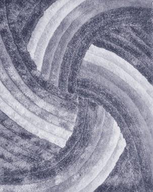 Tapete De Sala 3D 1,00x1,50 Cm Pelo Alto Degrade Macio Helice Cinza - Edantex Menor preço em Tapete De Sala 3D 1,00x1,50 Cm Pelo Alto Degrade Macio Helice Cinza - Edantex