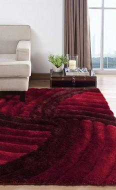 Tapete De Sala 3D 1,00x1,50 Cm Pelo Alto Degrade Macio Star Vermelho - Viivatex é boa?