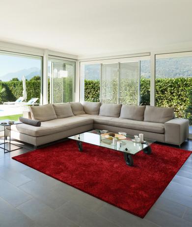 Tapete de Sala Foffo Cereja 133 x 150 cm - São Carlos - Tapetes são carlos Menor preço em Tapete de Sala Foffo Cereja 133 x 150 cm - São Carlos - Tapetes são carlos