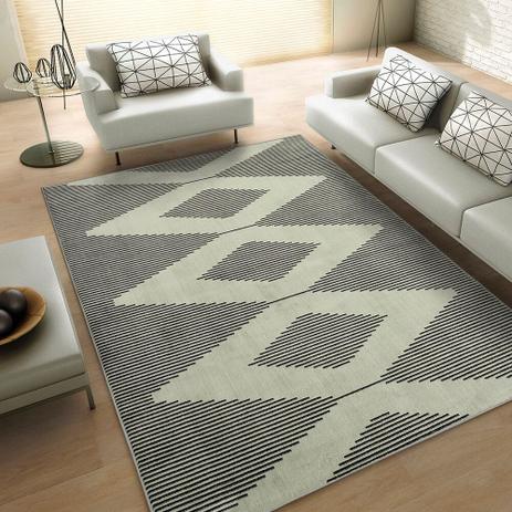 Tapete de Sala Soft Platinum 100 x 150 cm - São Carlos - Tapetes são carlos Menor preço em Tapete de Sala Soft Platinum 100 x 150 cm - São Carlos - Tapetes são carlos