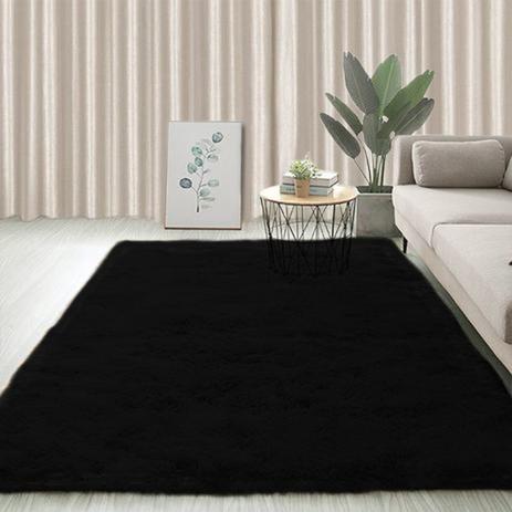 Tapete Felpudo Antiderrapante Peludo para Sala e Quarto Casu é boa?