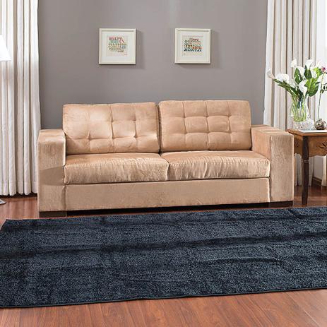 Tapete Felpudo Classic para sala Casa Dona Preto 100cm x 150cm é boa?