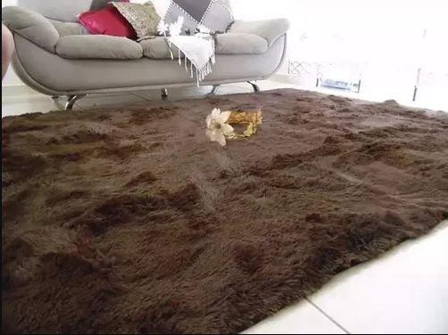 Tapete Felpudo Luxo Macio para Sala, Quarto ( Peludo)  Shanggy  1,00 X 1,40 m - Costa Oro / Texfine é boa?
