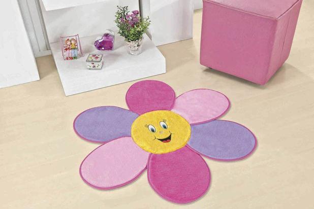 Tapete Formato Big Margarida Pétala Rosa - Guga tapetes Menor preço em Tapete Formato Big Margarida Pétala Rosa - Guga tapetes