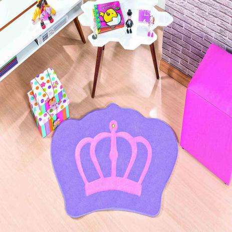 Tapete Formato Coroa Lilas - Dourados enxovais Menor preço em Tapete Formato Coroa Lilas - Dourados enxovais