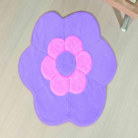 Tapete Formato Margarida Dupla Lilas - Dourados enxovais Menor preço em Tapete Formato Margarida Dupla Lilas - Dourados enxovais