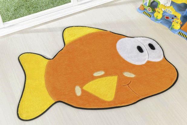 Tapete Formato Premium Peixe Laranja - Guga tapetes Menor preço em Tapete Formato Premium Peixe Laranja - Guga tapetes