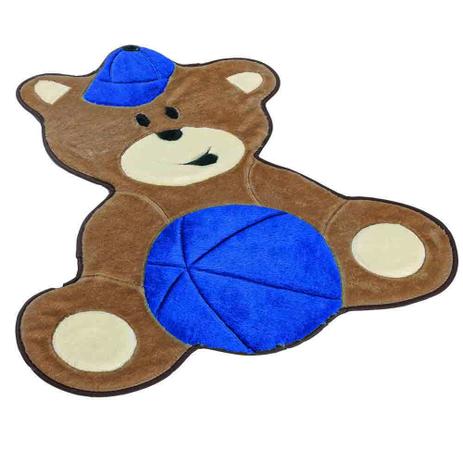 Tapete Formato Urso Baby-Azul Royal - Guga tapetes Menor preço em Tapete Formato Urso Baby-Azul Royal - Guga tapetes
