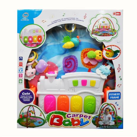 Tapete ginasio de atividades bebe centro infantil com piano mobile luz e som festa dos bichos - Faça resolva Menor preço em Tapete ginasio de atividades bebe centro infantil com piano mobile luz e som festa dos bichos - Faça resolva