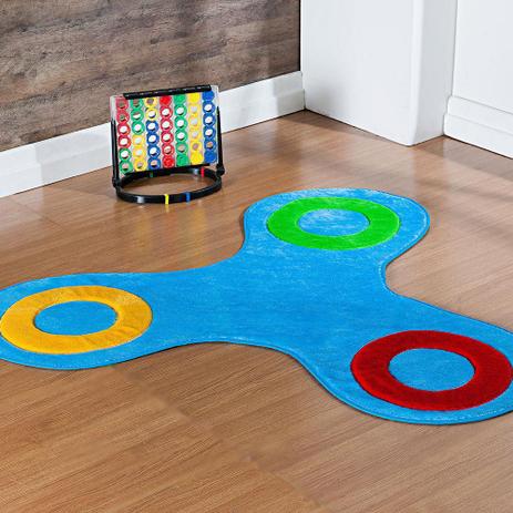 Tapete Grande Big Pelúcia Quarto Infantil Hand Spinner - Guga tapetes Menor preço em Tapete Grande Big Pelúcia Quarto Infantil Hand Spinner - Guga tapetes