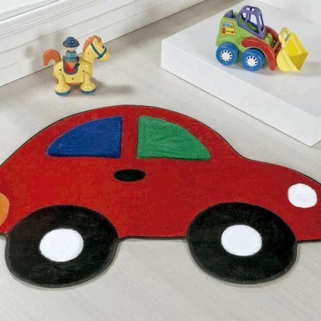 Tapete Grande Infantil Pelúcia Fusquinha Big - Vermelho - Guga tapetes Menor preço em Tapete Grande Infantil Pelúcia Fusquinha Big - Vermelho - Guga tapetes