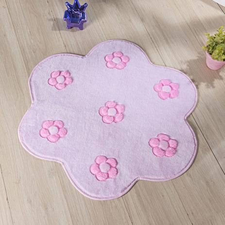 Tapete Grande Infantil Pelúcia Jardim Florzinhas Premium Antiderrapante - Rosa - Guga tapetes Menor preço em Tapete Grande Infantil Pelúcia Jardim Florzinhas Premium Antiderrapante - Rosa - Guga tapetes