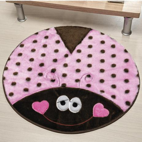 Tapete Grande Infantil Pelúcia Joaninha Amorosa Premium Antiderrapante - Rosa - Guga tapetes Menor preço em Tapete Grande Infantil Pelúcia Joaninha Amorosa Premium Antiderrapante - Rosa - Guga tapetes