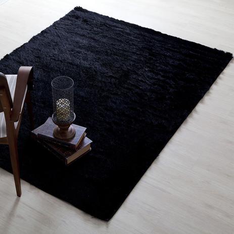 Tapete Harmony Preto 100 x 150 cm - Tapetes Corttex Menor preço em Tapete Harmony Preto 100 x 150 cm - Tapetes Corttex