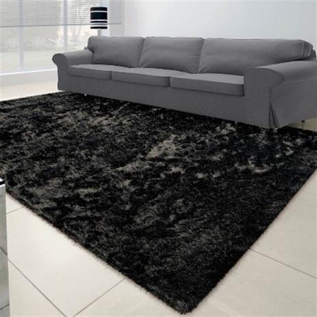 Tapete Harmony Preto 3,00x4,00m - Tapetes Corttex Menor preço em Tapete Harmony Preto 3,00x4,00m - Tapetes Corttex