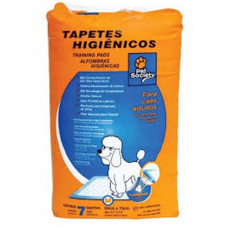 Tapete Higiênico 50 X 70 cm - 7 Unidades - Pet society Menor preço em Tapete Higiênico 50 X 70 cm - 7 Unidades - Pet society